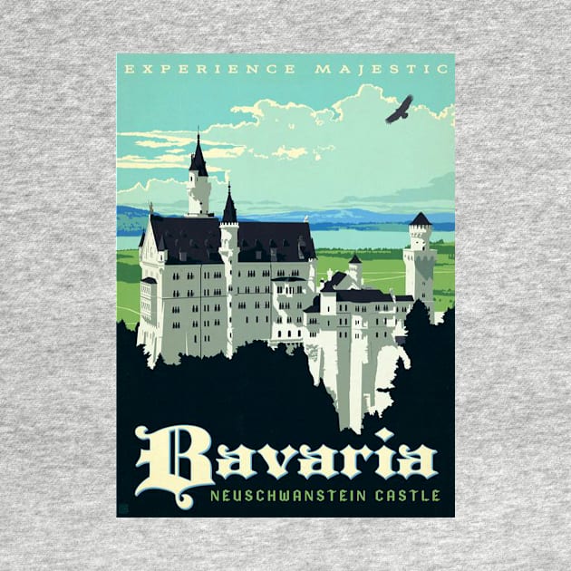 Vintage Travel Poster Art - Bavaria by Starbase79